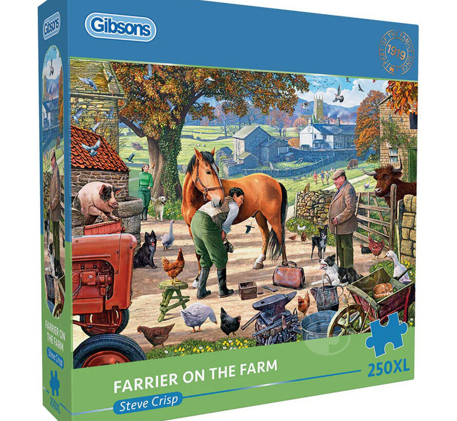 Gibsons Farrier on the Farm Puzzle 250pcs XL