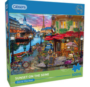 Gibsons Gibsons Sunset on the Seine Puzzle 500pcs XL