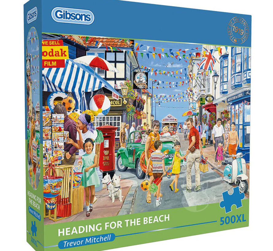 Gibsons Heading for the Beach Puzzle 500pcs XL