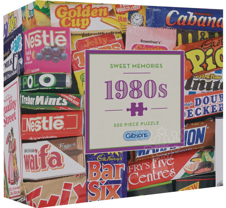 Gibsons Sweet Memories 1980s Puzzle 500pcs