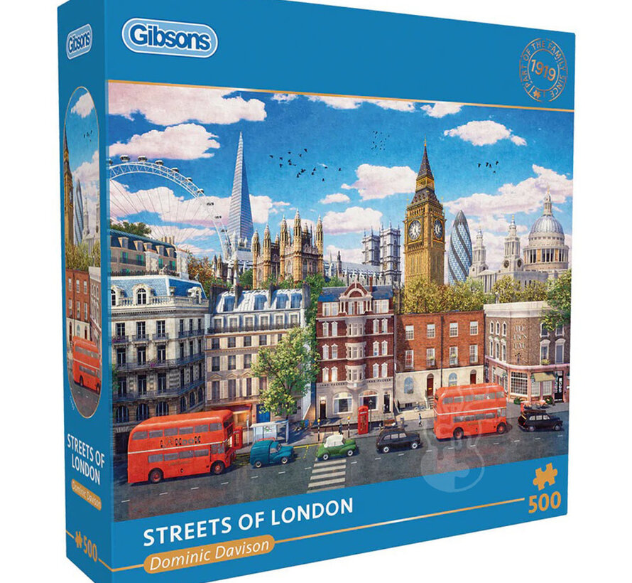 Gibsons Streets of London Puzzle 500pcs