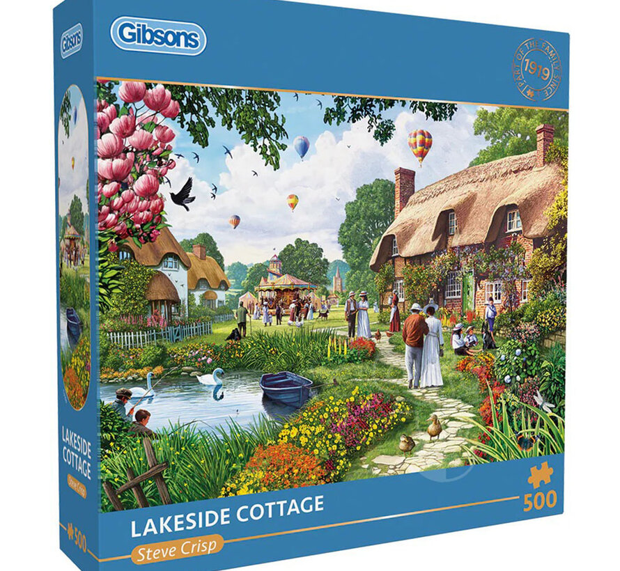 Gibsons Lakeside Cottage Puzzle 500pcs