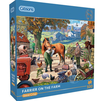 Gibsons Gibsons Farrier on the Farm Puzzle 500pcs