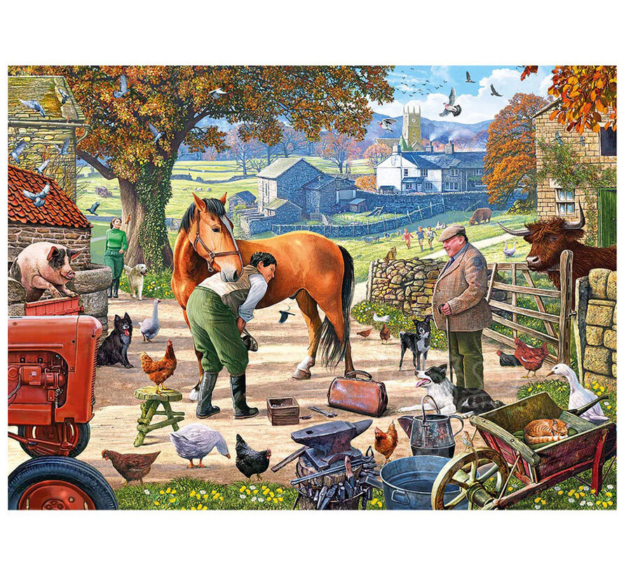 Gibsons Farrier on the Farm Puzzle 500pcs