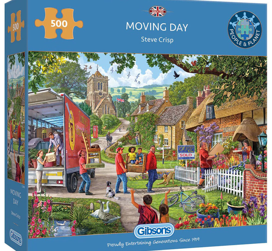 Gibsons Moving Day Puzzle 500pcs