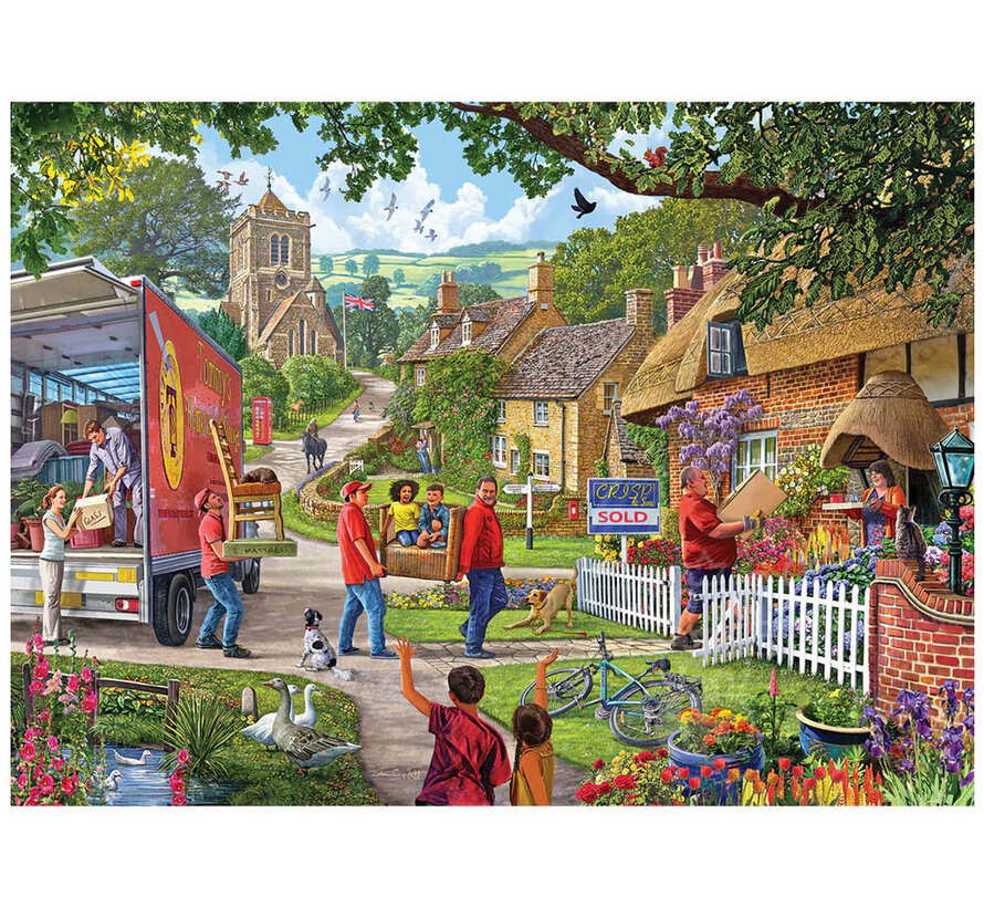 Gibsons Moving Day Puzzle 500pcs