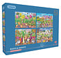 Gibsons Roots & Shoots Puzzle 4 x 500pcs