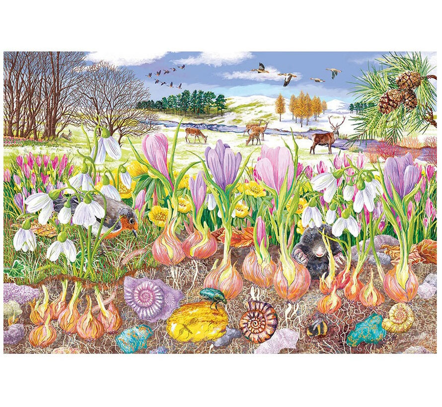 Gibsons Roots & Shoots Puzzle 4 x 500pcs