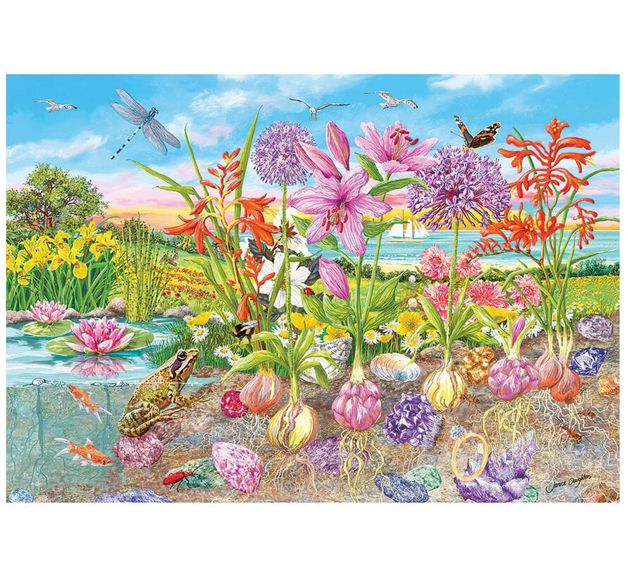 Gibsons Roots & Shoots Puzzle 4 x 500pcs