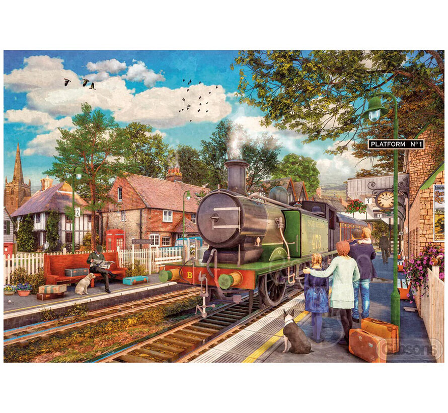 Gibsons Off to the Coast Puzzle 500pcs RETIRED