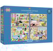Gibsons Gibsons Catastrophe Cottage Puzzle 4 x 500pcs
