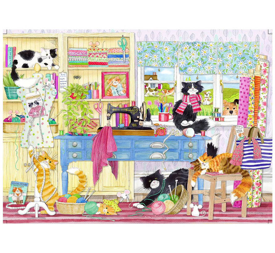 Gibsons Catastrophe Cottage Puzzle 4 x 500pcs