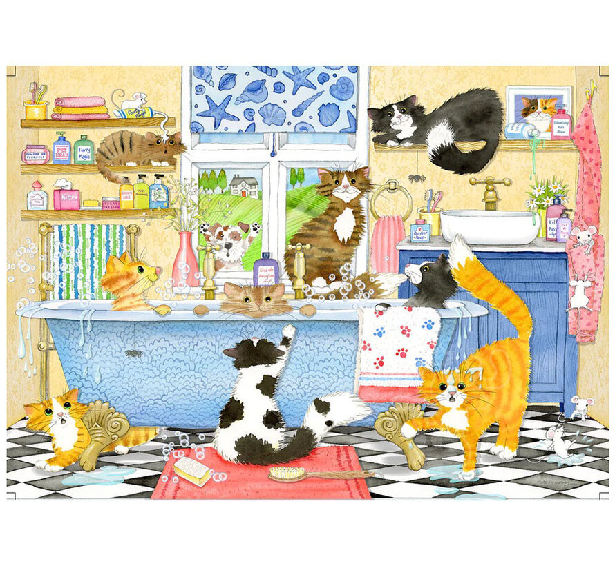 Gibsons Catastrophe Cottage Puzzle 4 x 500pcs