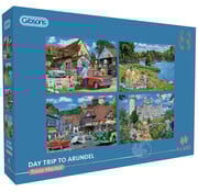 Gibsons Gibsons Day out with the Family Puzzle 4 x 500pcs