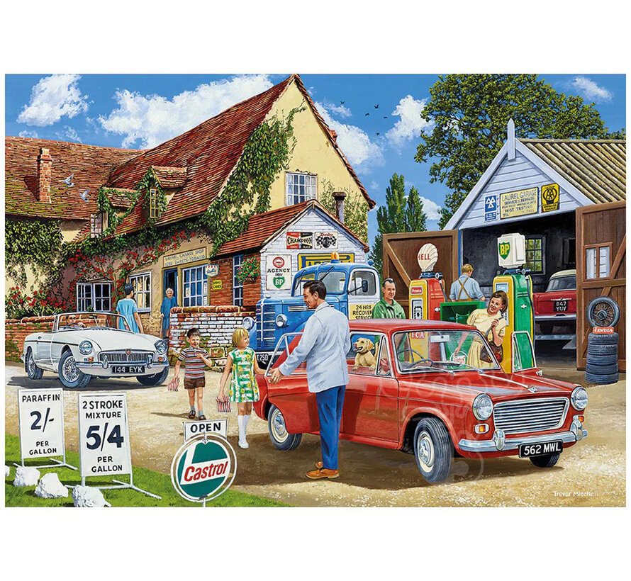 Gibsons Day out with the Family Puzzle 4 x 500pcs