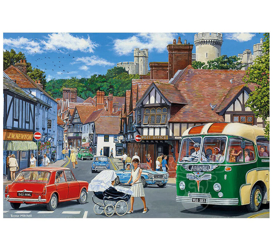 Gibsons Day out with the Family Puzzle 4 x 500pcs