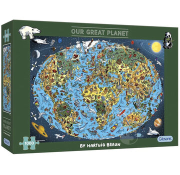 Gibsons Gibsons Our Great Planet Puzzle 1000pcs RETIRED