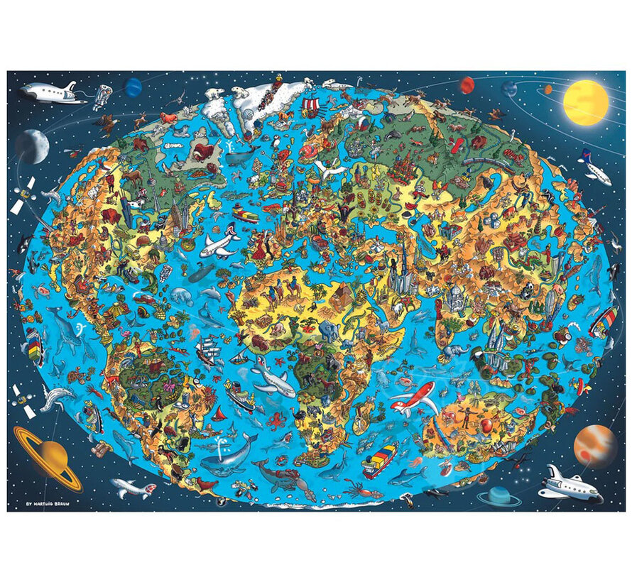 Gibsons Our Great Planet Puzzle 1000pcs RETIRED