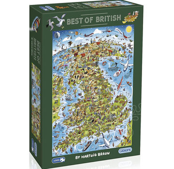 Gibsons Gibsons Best of British Puzzle 1000pcs