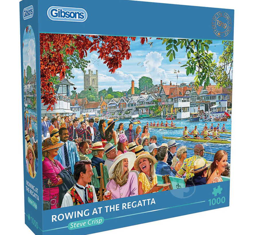 Gibsons Rowing at the Regatta Puzzle 1000pcs