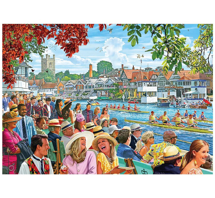 Gibsons Rowing at the Regatta Puzzle 1000pcs