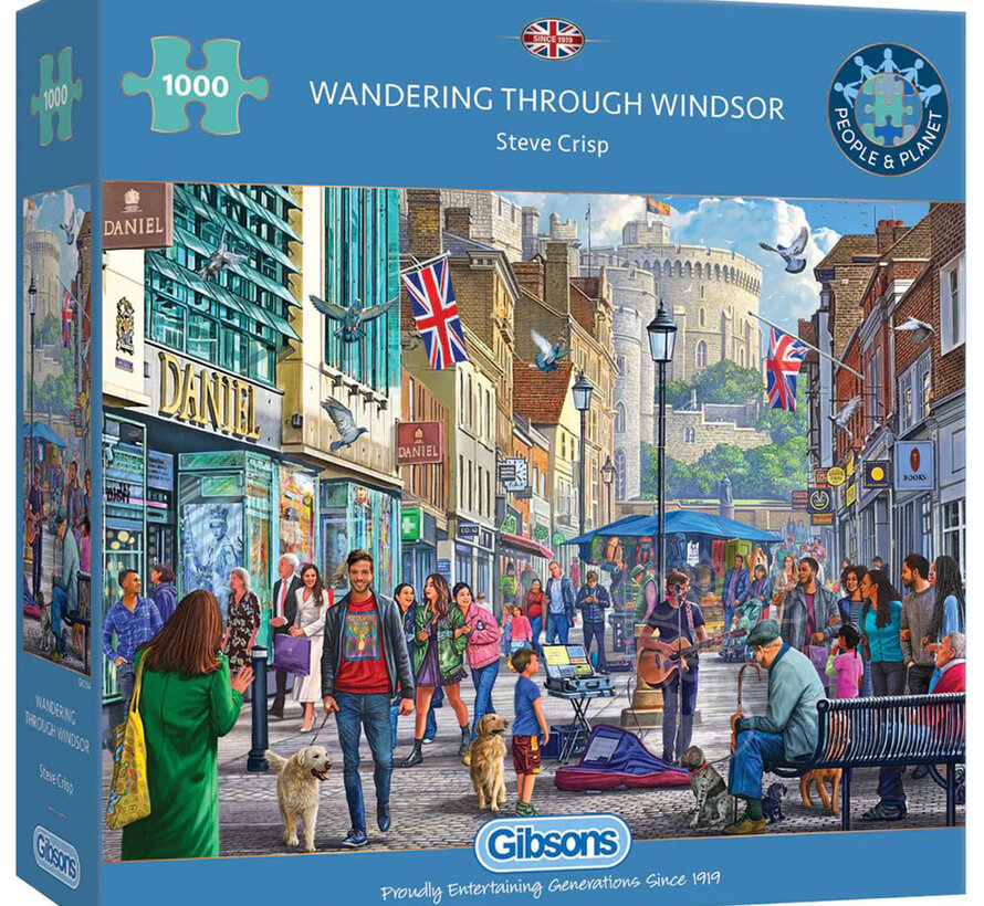 Gibsons Wandering Through Windsor Puzzle 1000pcs