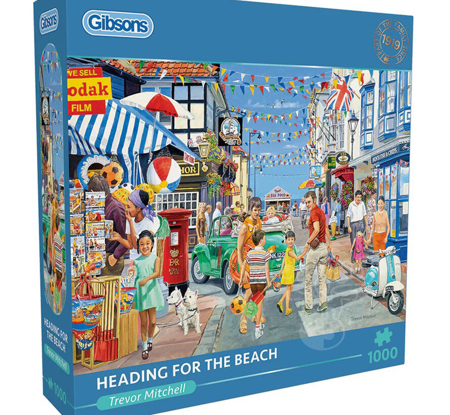Gibsons Heading for the Beach Puzzle 1000pcs
