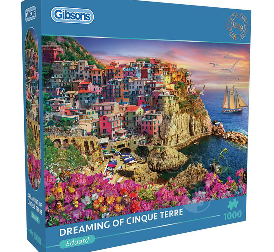 Gibsons Dreaming of Cinque Terre Puzzle 1000pcs