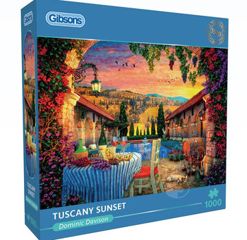 Gibsons Gibsons Tuscany Sunset Puzzle 1000pcs