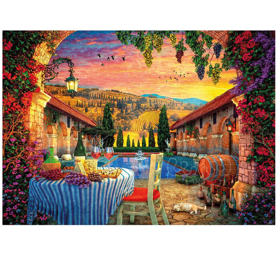 Gibsons Tuscany Sunset Puzzle 1000pcs