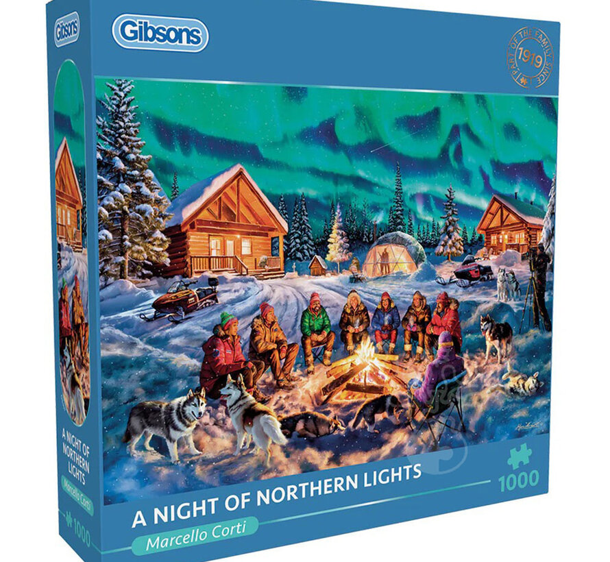 Gibsons A Night of Northern Lights Puzzle 1000pcs