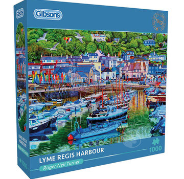 Gibsons Gibsons Lyme Regis Harbour Puzzle 1000pcs