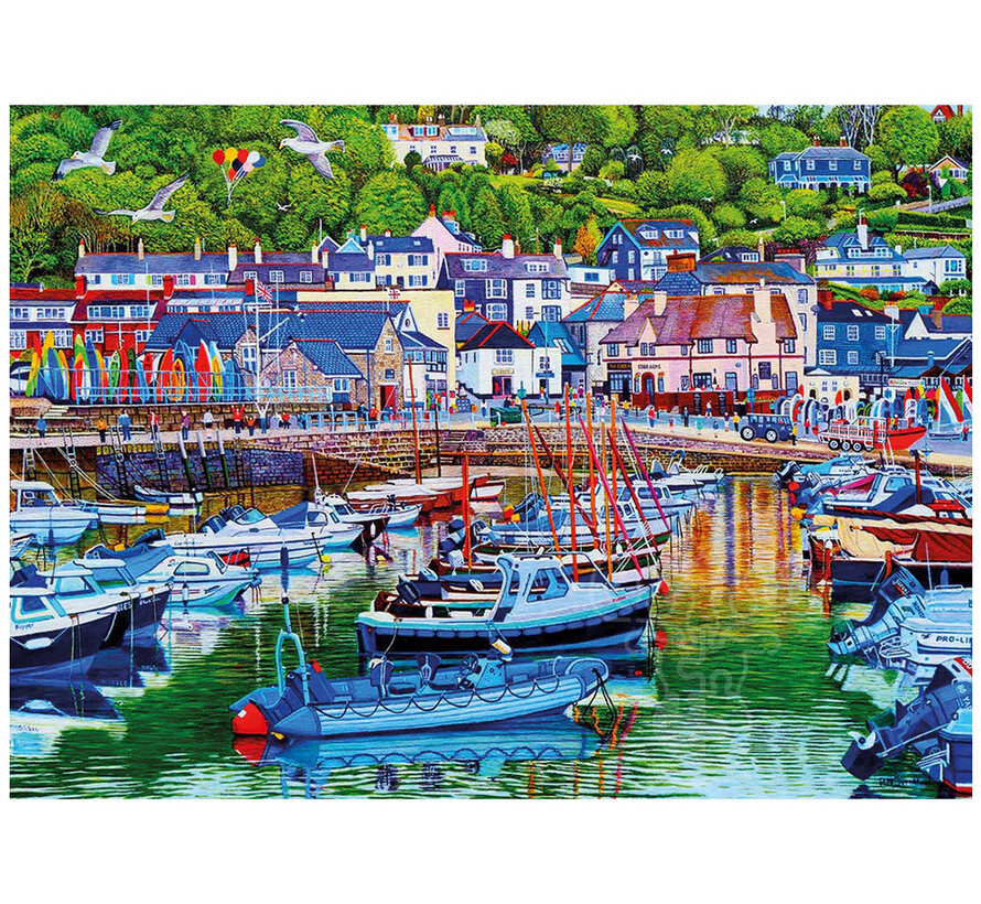 Gibsons Lyme Regis Harbour Puzzle 1000pcs