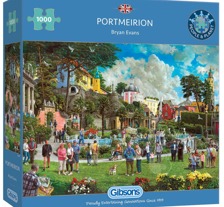 Gibsons Portmeirion Puzzle 1000pcs