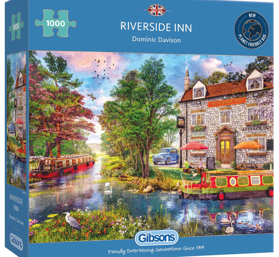 Gibsons Riverside Inn Puzzle 1000pcs