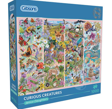 Gibsons Gibsons Curious Creatures Puzzle 1000pcs