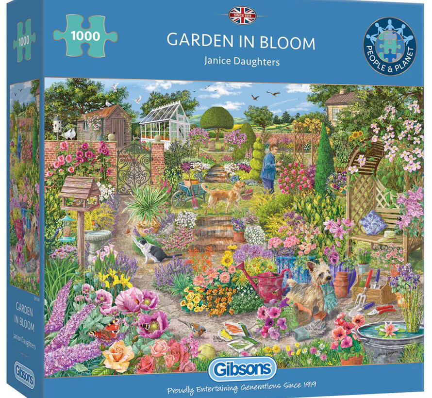 Gibsons Garden in Bloom Puzzle 1000pcs