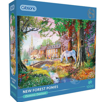 Gibsons Gibsons New Forest Ponies Puzzle 1000pcs