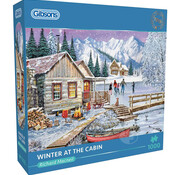 Gibsons Gibsons Winter at the Cabin Puzzle 1000pcs