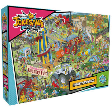 Gibsons Gibsons Jokesaws: Country Show Chaos Puzzle 1000pcs