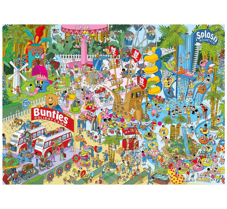 Gibsons Jokesaws: Trouble in Paradise Puzzle 1000pcs