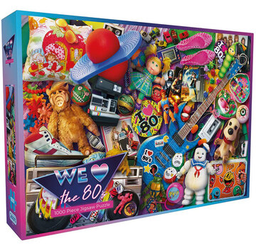 Gibsons Gibsons We Love the 80s Puzzle 1000pcs