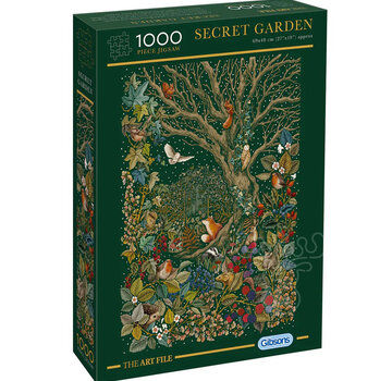 Gibsons Gibsons The Art File: Secret Garden Puzzle 1000pcs