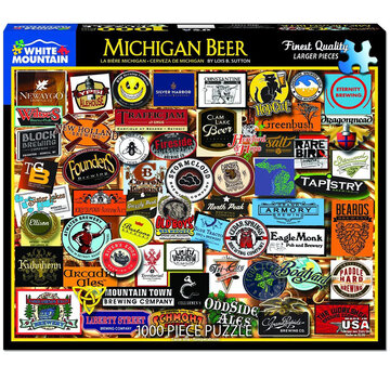 White Mountain White Mountain Michigan Beer Puzzle 1000pcs