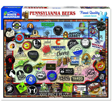 White Mountain White Mountain Pennsylvania Craft Beer Puzzle 1000pcs