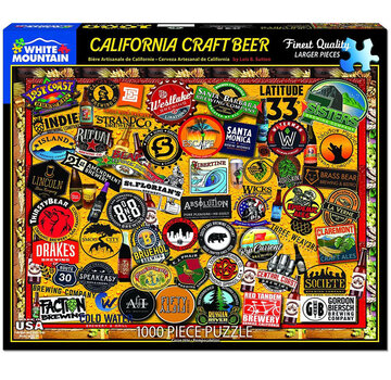 White Mountain White Mountain California Craft Beer Puzzle 1000pcs