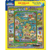 White Mountain White Mountain Michigan Puzzle 1000pcs