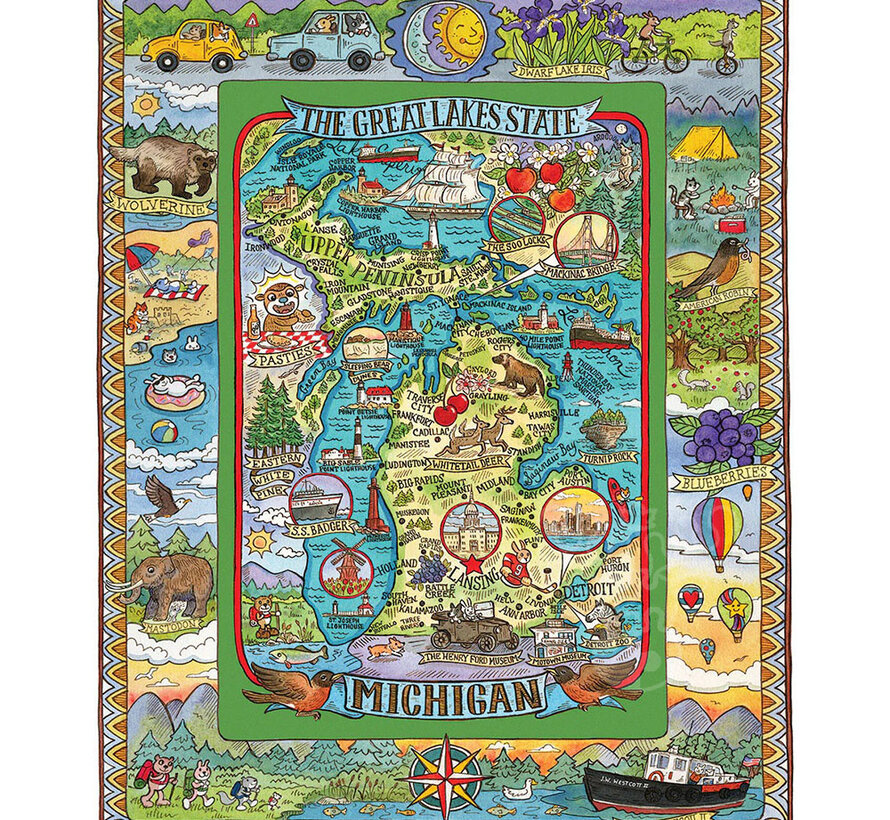 White Mountain Michigan Puzzle 1000pcs