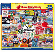 White Mountain White Mountain I Love New Jersey Puzzle 1000pcs