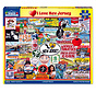 White Mountain I Love New Jersey Puzzle 1000pcs